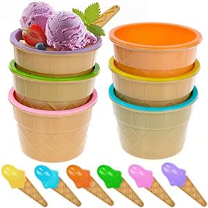 colorful ice cream cup 