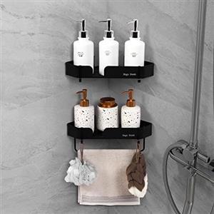 sleek bathroom glass shelf 
