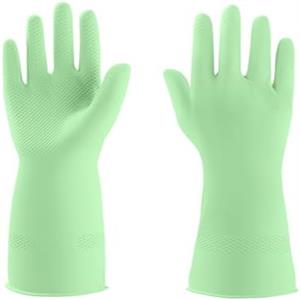 thickened velvet, waterproof, and oil resistant household cleaning gloves 家务手套