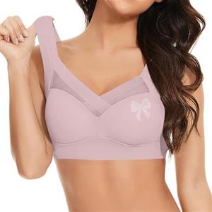seamless comfortable gathering and pulling lace underwear 文胸